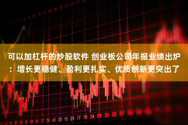 可以加杠杆的炒股软件 创业板公司年报业绩出炉：增长更稳健、盈利更扎实、优质创新更突出了